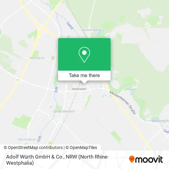 Adolf Würth GmbH & Co. map