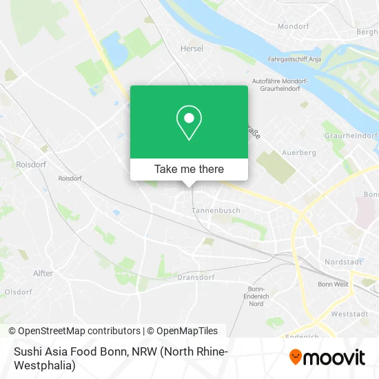 Sushi Asia Food Bonn map