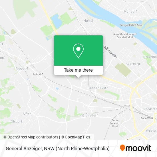 Карта General Anzeiger