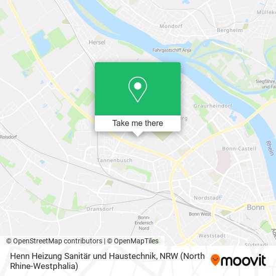 Henn Heizung Sanitär und Haustechnik map