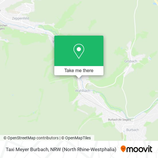 Taxi Meyer Burbach map