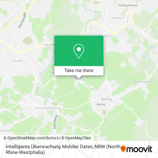 Карта Intelligente Überwachung Mobiler Daten