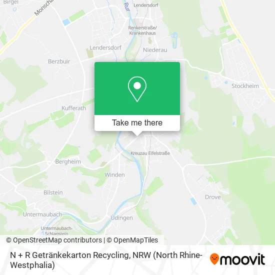 Карта N + R Getränkekarton Recycling