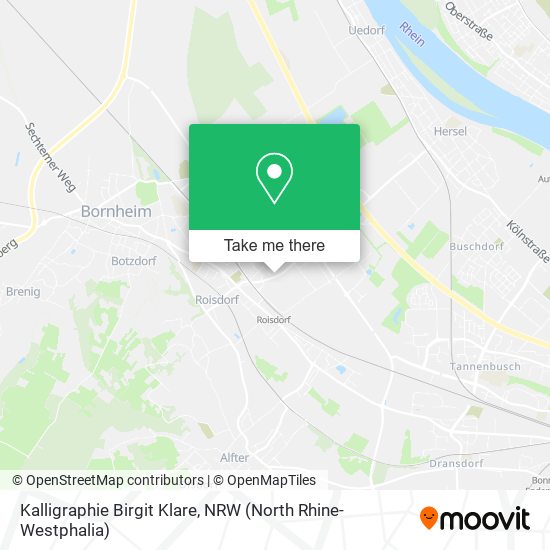 Kalligraphie Birgit Klare map