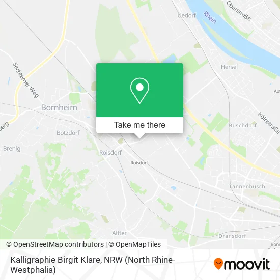 Карта Kalligraphie Birgit Klare