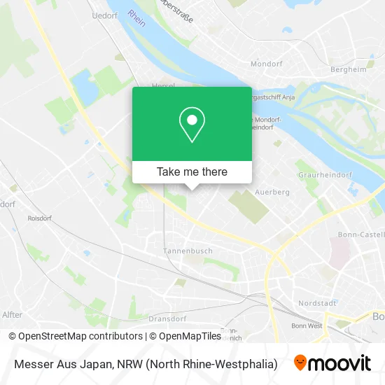 Карта Messer Aus Japan