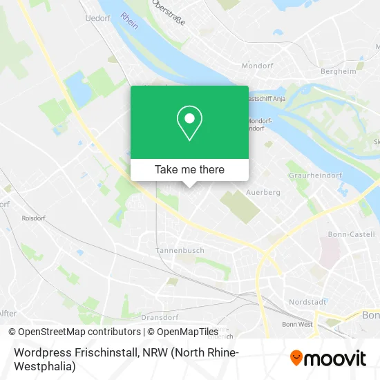 Wordpress Frischinstall map