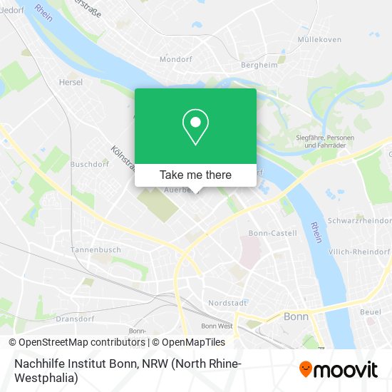 Nachhilfe Institut Bonn map