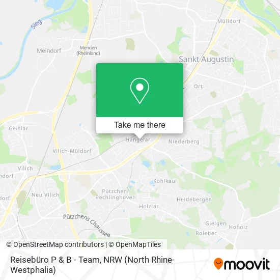 Reisebüro P & B - Team map