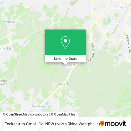 Карта Teckentrup GmbH Co