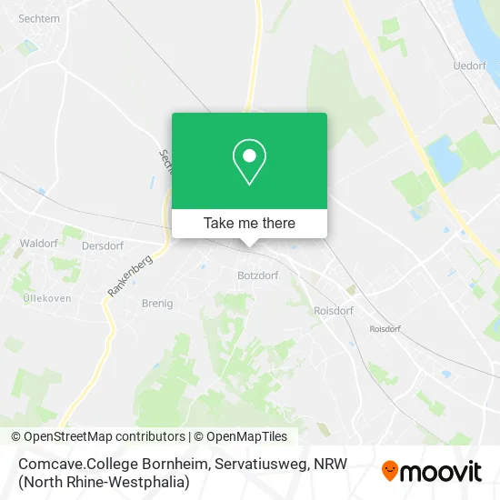 Comcave.College Bornheim, Servatiusweg map