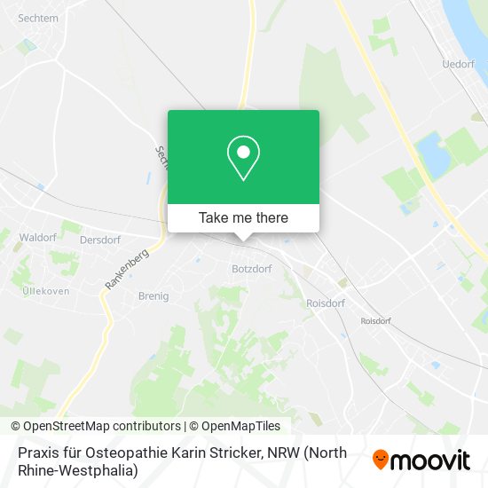 Praxis für Osteopathie Karin Stricker map