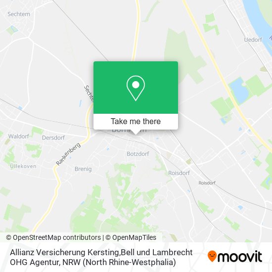 Allianz Versicherung Kersting,Bell und Lambrecht OHG Agentur map