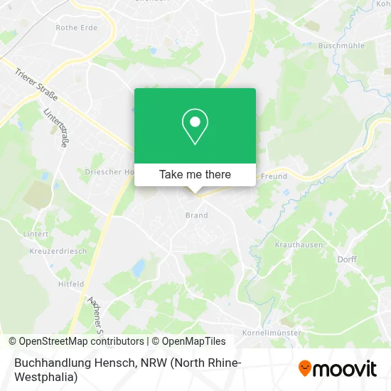 Buchhandlung Hensch map