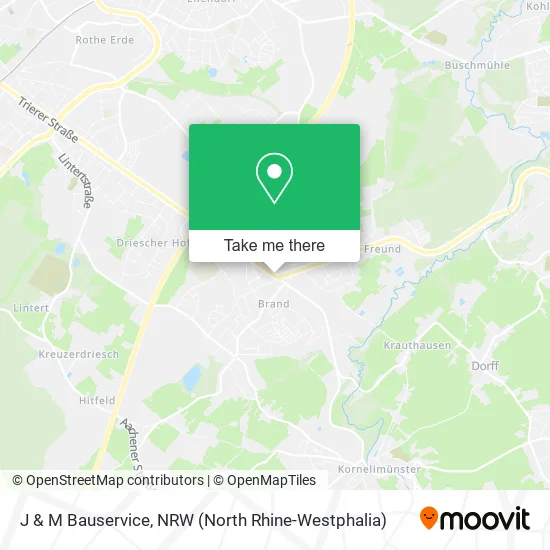 J & M Bauservice map