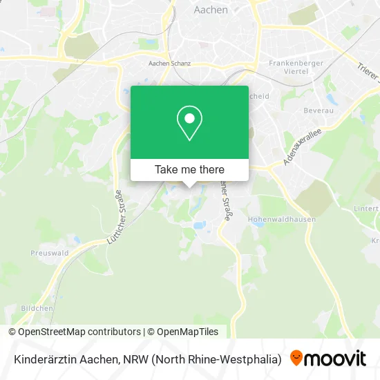 Карта Kinderärztin Aachen