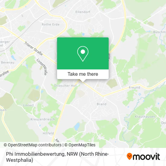 Карта Phi Immobilienbewertung