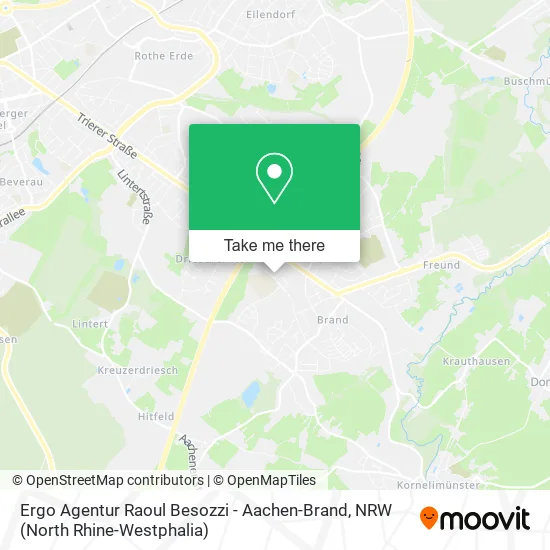 Карта Ergo Agentur Raoul Besozzi - Aachen-Brand