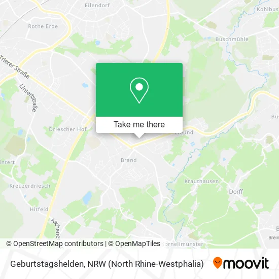 Карта Geburtstagshelden
