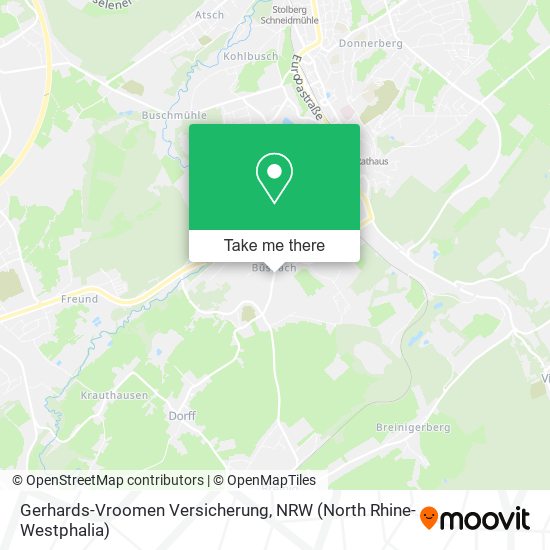 Gerhards-Vroomen Versicherung map