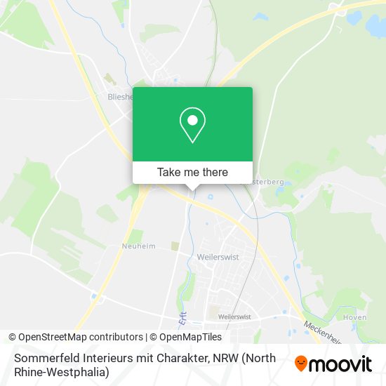 Sommerfeld Interieurs mit Charakter map