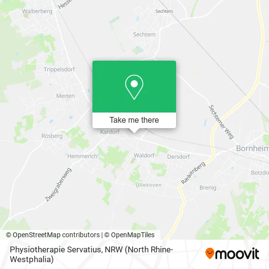 Карта Physiotherapie Servatius