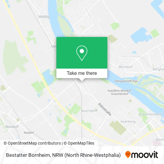 Карта Bestatter Bornheim