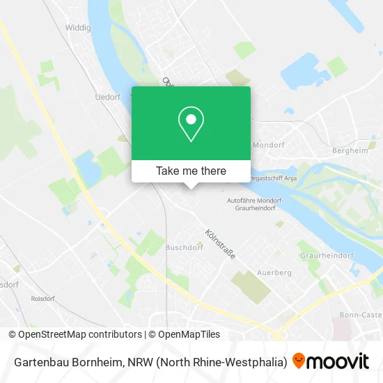 Карта Gartenbau Bornheim