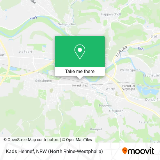 Kads Hennef map