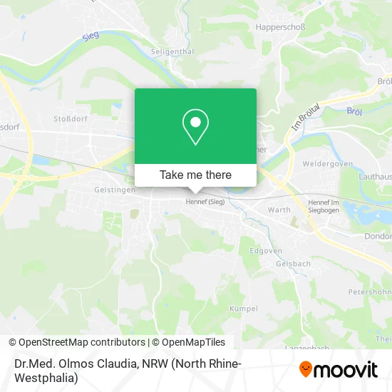 Dr.Med. Olmos Claudia map