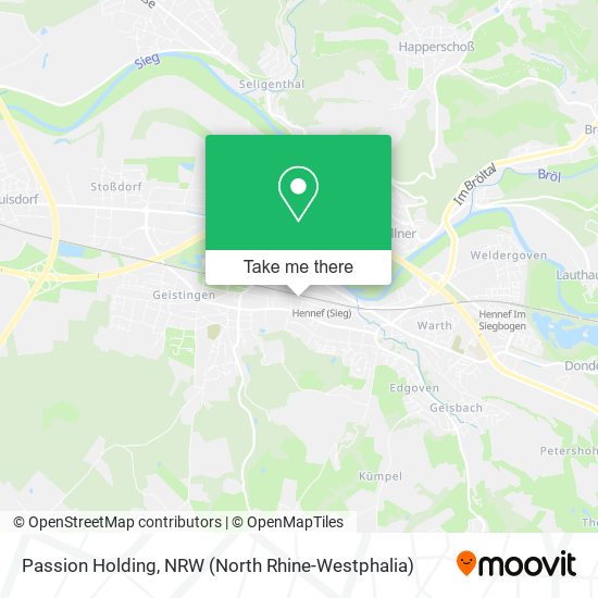 Passion Holding map