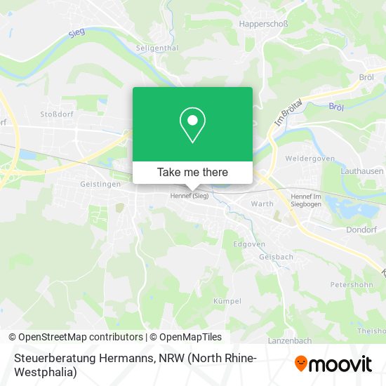 Steuerberatung Hermanns map