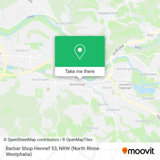 Barbar Shop Hennef 53 map