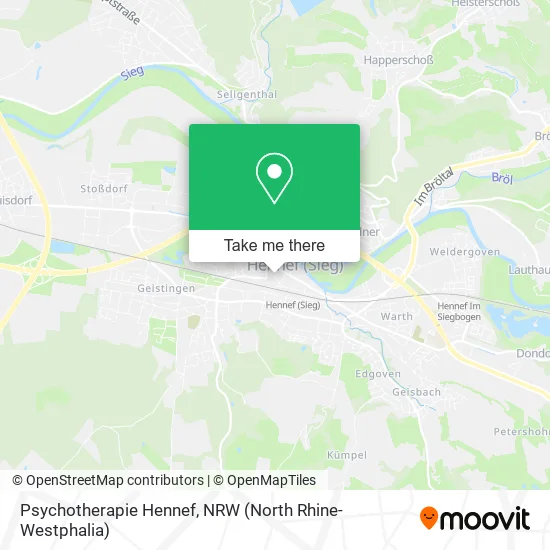 Карта Psychotherapie Hennef