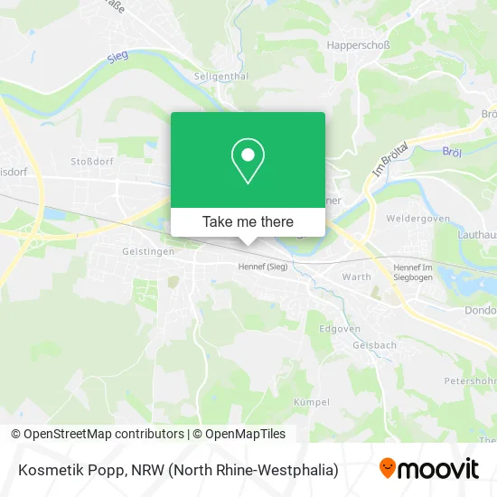 Kosmetik Popp map