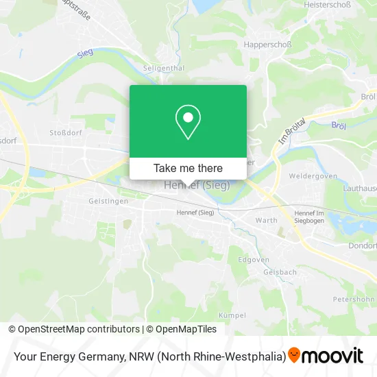 Карта Your Energy Germany