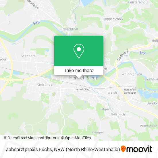 Карта Zahnarztpraxis Fuchs