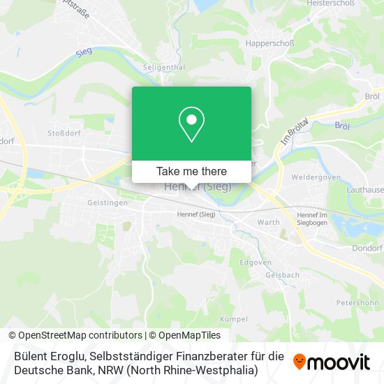 Bülent Eroglu, Selbstständiger Finanzberater für die Deutsche Bank map