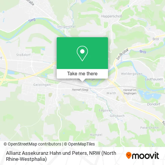 Карта Allianz Assekuranz Hahn und Peters