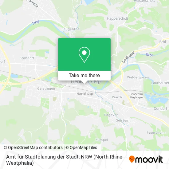 Карта Amt für Stadtplanung der Stadt