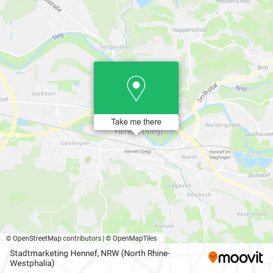 Карта Stadtmarketing Hennef