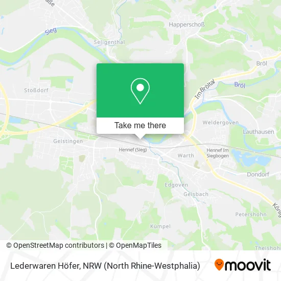Карта Lederwaren Höfer