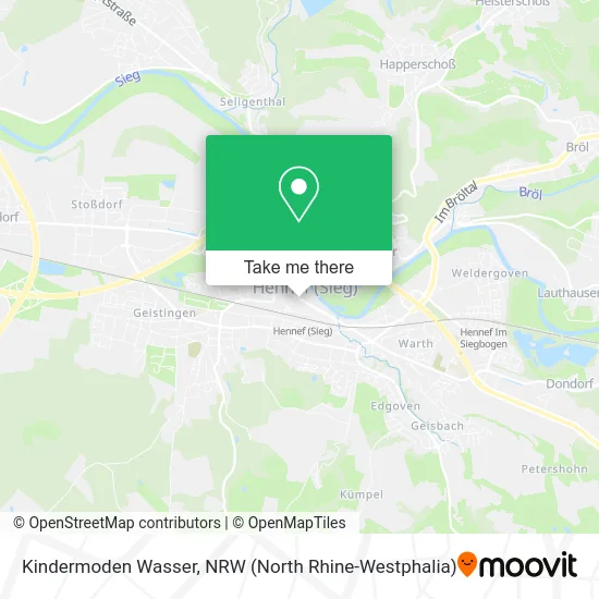 Kindermoden Wasser map