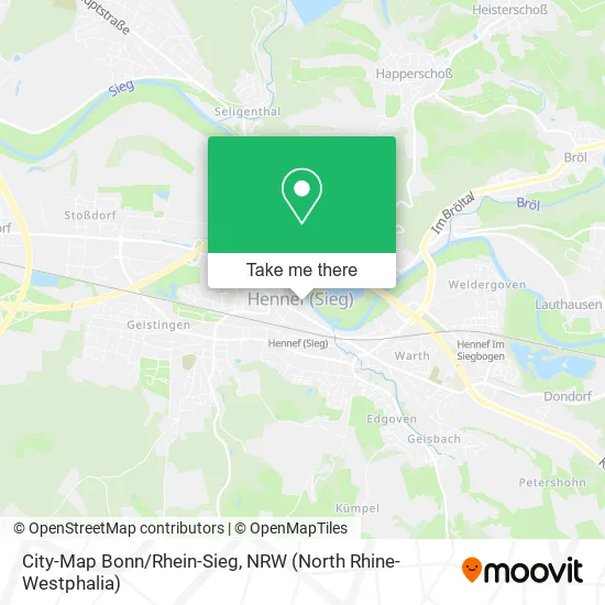 Карта City-Map Bonn/Rhein-Sieg