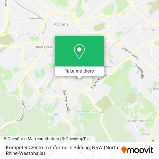 Kompetenzzentrum Informelle Bildung map