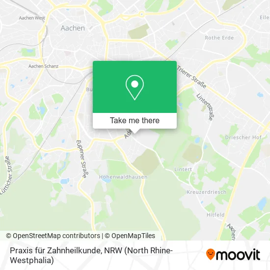 Карта Praxis für Zahnheilkunde