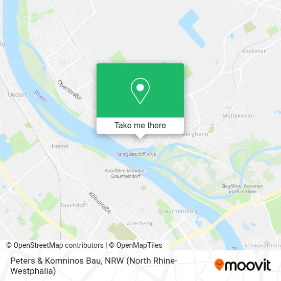 Peters & Komninos Bau map