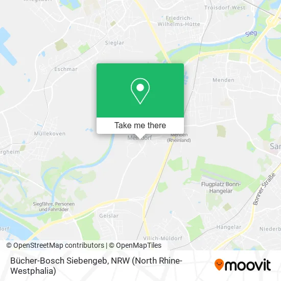 Карта Bücher-Bosch Siebengeb
