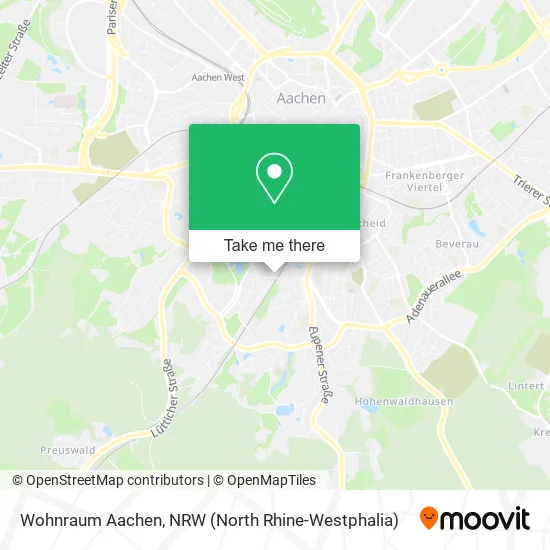 Карта Wohnraum Aachen