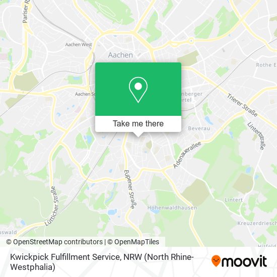 Kwickpick Fulfillment Service map